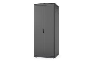 42U network cabinet - Unique 2053x800x800mm double steel front door Black