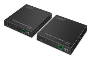 HDMI Fiber Extender Set - 4K/60Hz, 40 km/300m Black