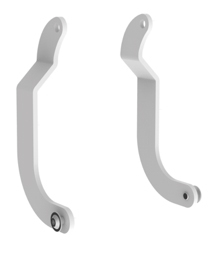 Mxirlight Mounting Brackets For The Mobotix M26/m26 Allrounddual Cameras - White