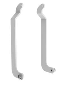 Mxirlight Mounting Brackets For The Mobotix M15/m16 Allrounddual Cameras - White