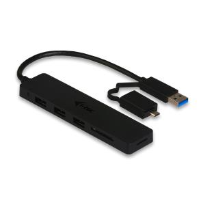 Hub 3 Port Card Reader USB 3.0 Microsd/sdhc/sdxhc