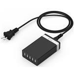 Smart Charger USB 5 Ports 40w/8a Black