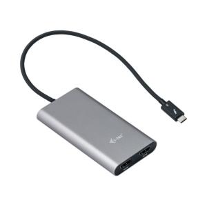Adapter Thunderbolt 3 Dual Hdmi 2x4k Port With Cable