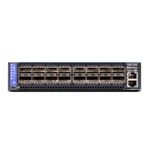 Spectrum 100gbe 1u Switch With Cumulus Linux, 16 Qsfp28 Ports 2 Power Supplies