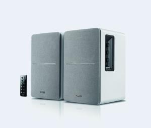 Speaker Powerful Bookshelf - R1280t 2.0 - Wireless - Bluetooth - 42w Rms - White