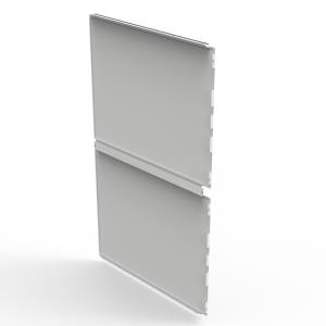 Side Panel - Slide In - 1200mm - 47u  - White With Mounting Set