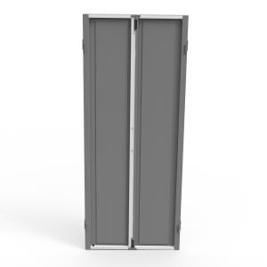 Cover Plate Cable Management - Double Door - 600mm - 52u - White