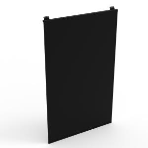 Flexible Side Wall Hpl - 800 X 2200mm - Black