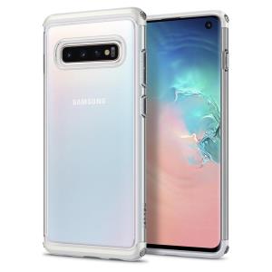 Galaxy S10 Case Neo Hybrid Nc White Chrome Frame