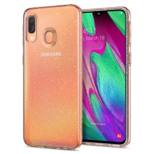 Galaxy A40 Case Liquid Crystal Glitter Crystal Quartz