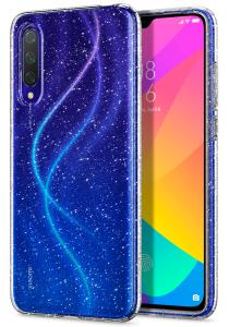 Mi 9 lite Case Liquid Crystal Glitter Crystal Quartz