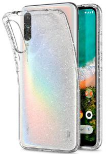 Mi A3 Case Liquid Crystal Glitter Crystal Quartz