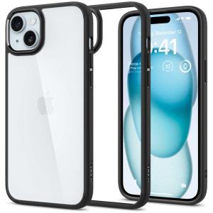 iPhone 15 Case 6.1in Crystal Hybrid Matte Black