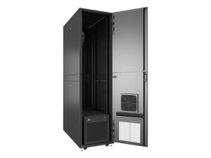 VRC-S integrated micro data center 48U 800x1200 with 3 5kW self-contained cooling managed rPDU